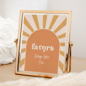 Roze zon gunsten teken