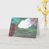 Roze Zon Kaart (Gele Bloem)