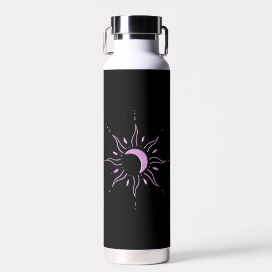 Roze Zon  Waterfles (Voorkant)