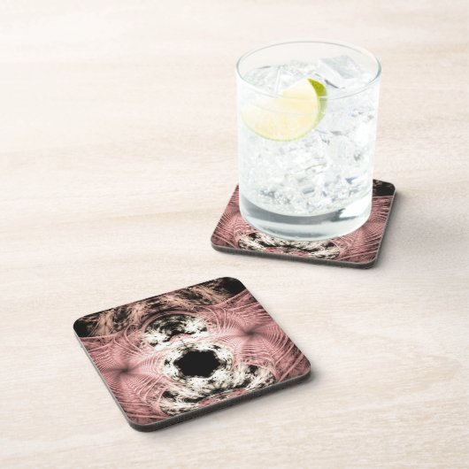 Roze zonder onderkant drankjes onderzetter (Rechterzijde)