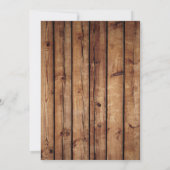 Roze Zonnebloem Baby shower Uitnodigen Kaart (Achterkant)