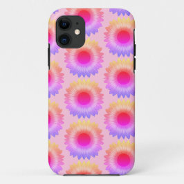 Roze Zonnebloem iPhone / iPad case