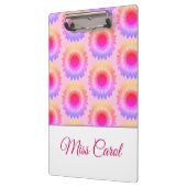 Roze Zonnebloem Klembord (Links)