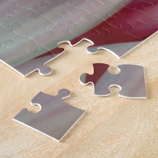 Roze zonnebloem legpuzzel (Zijkant)