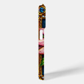 Roze zonnebloem met edelsteen details Case-Mate iPhone case (Achterkant / Rechts)