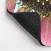 Roze Zonnebloem Muismat (Hoek)