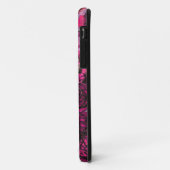 Roze zonnebloem ohm schedel patroon. Case-Mate iPhone case (Achterkant/links)