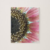 Roze zonnebloem Puzzle Legpuzzel (Verticaal)