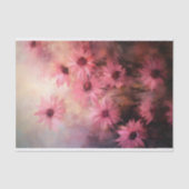 Roze Zonnebloemen 2 Decoupage papier (Voorkant)