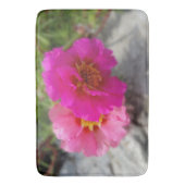 Roze zonnebloemen badmat (Voorkant Verticaal)