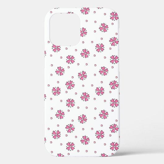 Roze zonnebloemen Case-Mate iPhone case (Achterkant)