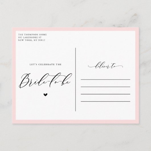 Roze zonnebloemen in Mason Jar Rustic Vrijgezellen Uitnodiging Briefkaart (Achterkant)