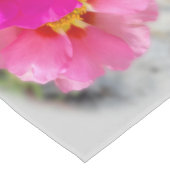 Roze zonnebloemen lange tafelloper (Hoek)