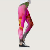Roze zonnebloemen leggings (Rechts)