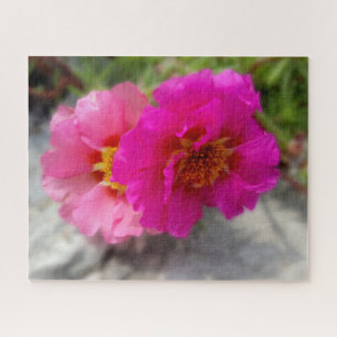 Roze zonnebloemen legpuzzel
