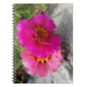 Roze zonnebloemen notitieboek (Voorkant)