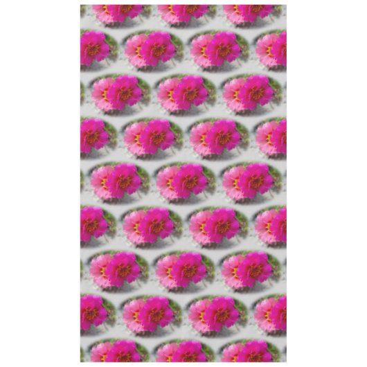 Roze zonnebloemen tafelkleed (Voorkant)