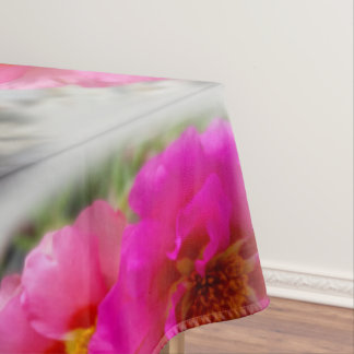 Roze zonnebloemen tafelkleed