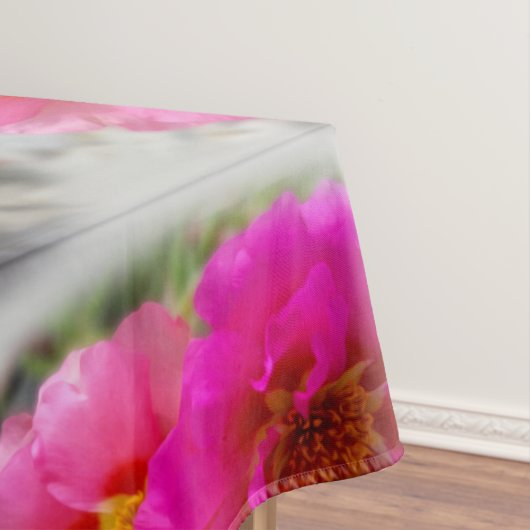 Roze zonnebloemen tafelkleed (Voorbeeld)