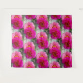 Roze zonnebloemen wandkleed (Voorkant (horizontaal))