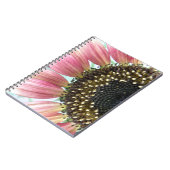 Roze zonnebloempitten Notitieboek (Linkerzijde)