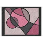 Roze zonnebrand, abstract tafelkleed (Voorkant (Horizontaal))