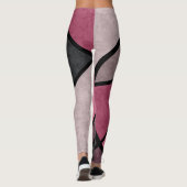 Roze zonnebrand leggings (Achterkant)