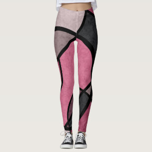 Roze zonnebrand leggings