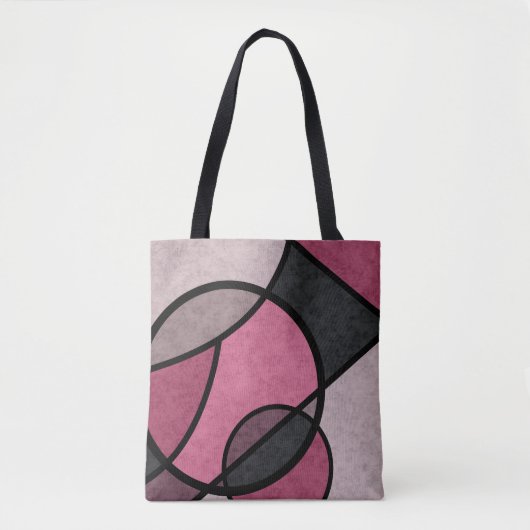 Roze zonnebrand tote bag (Voorkant)