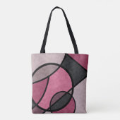 Roze zonnebrand tote bag (Achterkant)