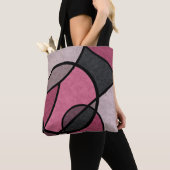 Roze zonnebrand tote bag (Dichtbij)