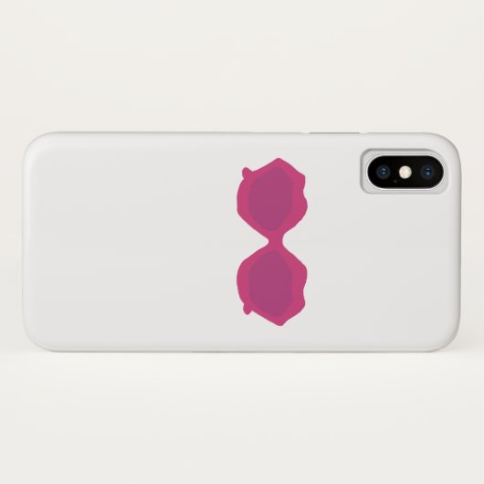 Roze zonnebril Trendy Case-Mate iPhone Case (Achterkant (horizontaal))