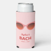 Roze Zonnebrillen, Cat Eye Zonnebril, Vrouwelijke  Seltzer Blikjeskoeler (Seltzer Voorkant)