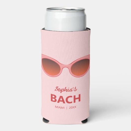 Roze Zonnebrillen, Cat Eye Zonnebril, Vrouwelijke  Seltzer Blikjeskoeler (Seltzer Voorkant)