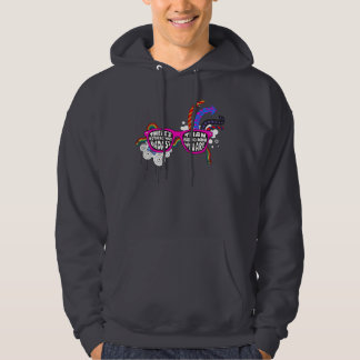 Roze zonnebrillen Hoodie