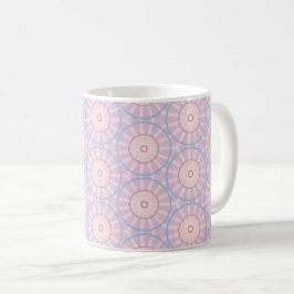 Roze Zonneburst Geometrie Koffiemok