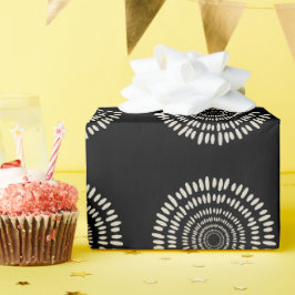 Roze Zonneschittering Abstract Spiraal Cadeaupapier