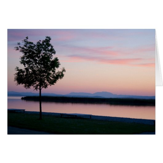 Roze zonneset (Voorkant Horizontaal)