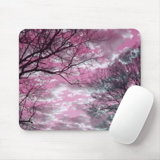 Roze zonneset muismat (Met muis)