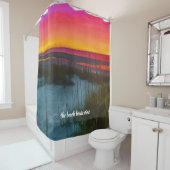 Roze zonnesteek voor strand Sand Dune Douchegordijn (In situ)