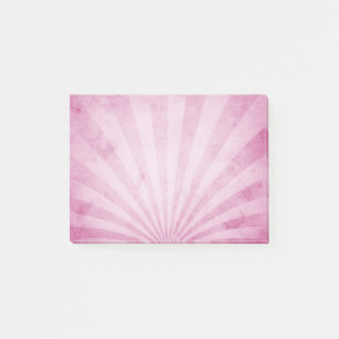 Roze zonnestralen post-it® notes