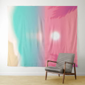 Roze zonnevlakkige doorsnede wandkleed (In Situ (horizontaal))