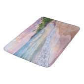 Roze Zonsondergang Hawaii Badmat (Gekanteld)