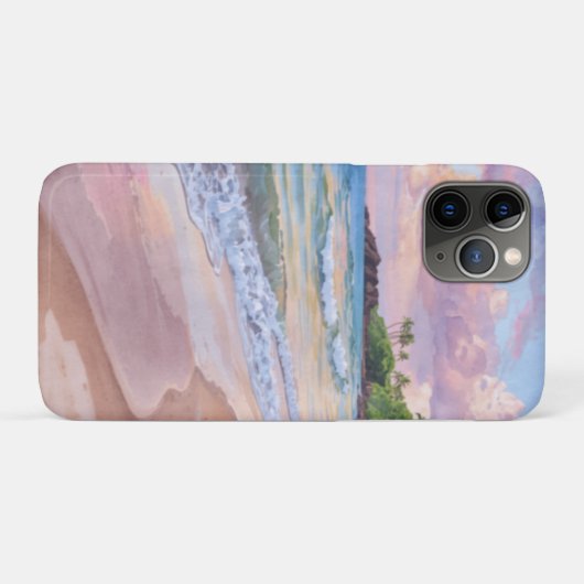 Roze Zonsondergang Hawaii Case-Mate iPhone Case (Achterkant (horizontaal))