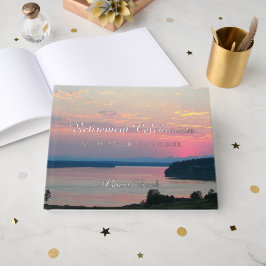 Roze Zonsondergang Pensioenfeest Gastenboek