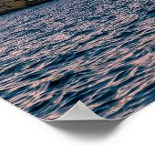 Roze zonsopgang boven Valletta Poster (Hoek)