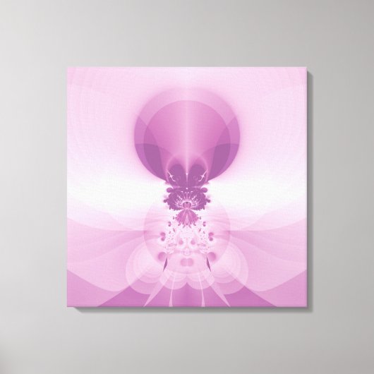 Roze zonsopgang canvas afdruk (Voorkant)