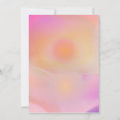 Roze Zonsopgang Gradiënt Esthetisch Kaart (Achterkant)