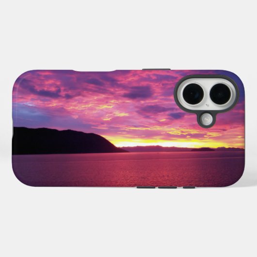 Roze zonsopgang op zee Foto Case-Mate iPhone Case (Achterkant (horizontaal))