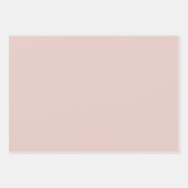 Roze zout bruiloft Eenvoudige plaat Aangepaste bri Inpakpapier Vel (Voorkant)